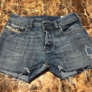 Diesel Industry Denim  Division Made in Italy Womens Size 30 Frayed Deni…